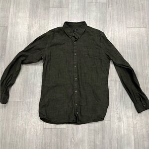 LOST Skateboard Co Long Sleeve Casual Button Up Mens Shirt Medium M Top